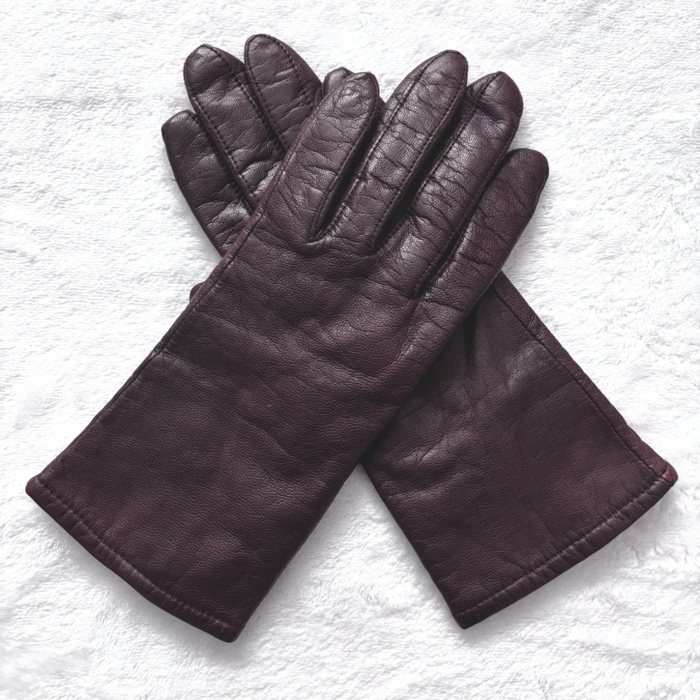 FOWNES Vintage Thinsulate Brown Leather Gloves--6.5 - Picture 1 of 10